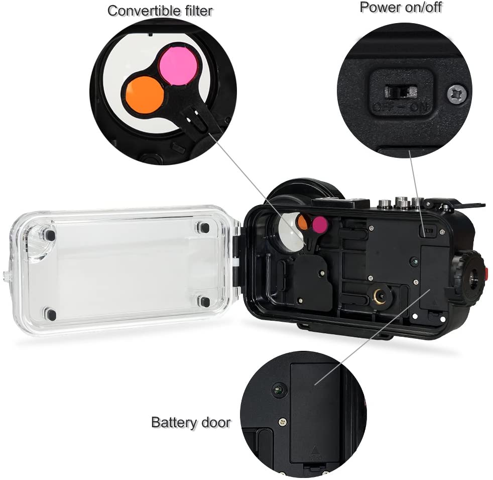 Seafrogs Underwater Housing for iPhone 11/ 11 Pro/ 11 Pro Max with Bluetooth