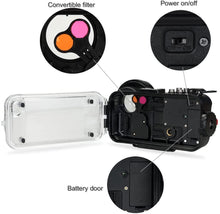 Load image into Gallery viewer, Seafrogs Underwater Housing for iPhone 11/ 11 Pro/ 11 Pro Max with Bluetooth
